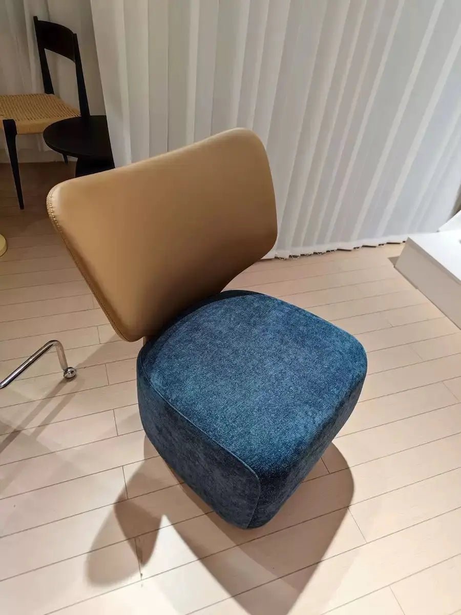 Nordic Designer Single Sofa Chair Living Room Luxury Home Furniture Backchair Backrest Fabric Lazy Leisure Chair Dressing Chair - PatioLix