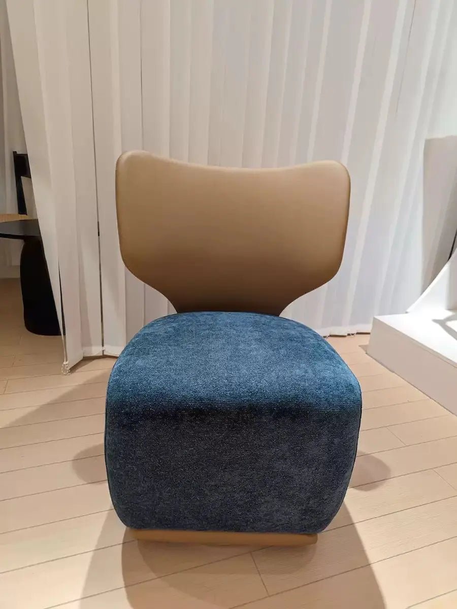 Nordic Designer Single Sofa Chair Living Room Luxury Home Furniture Backchair Backrest Fabric Lazy Leisure Chair Dressing Chair - PatioLix