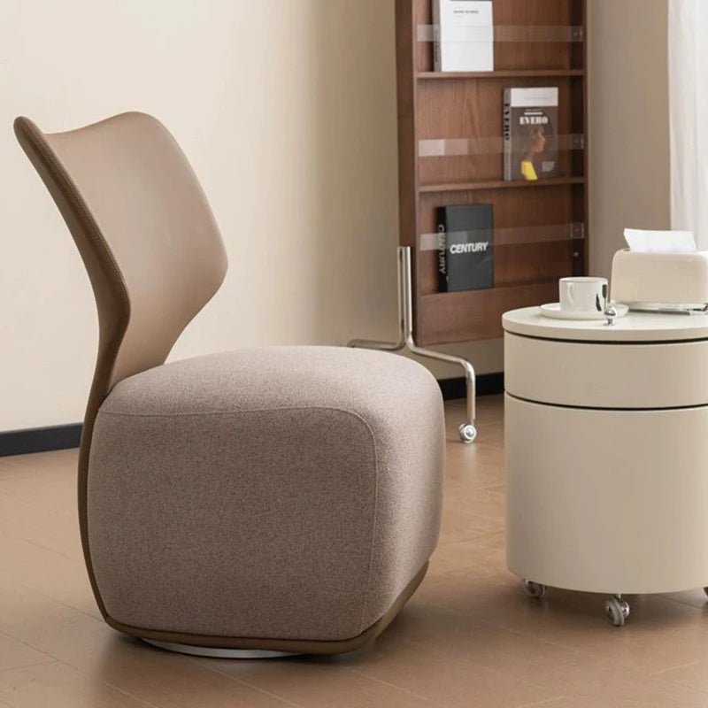Nordic Designer Single Sofa Chair Living Room Luxury Home Furniture Backchair Backrest Fabric Lazy Leisure Chair Dressing Chair - PatioLix