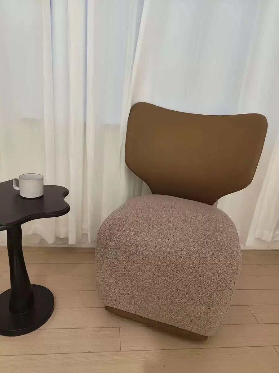 Nordic Designer Single Sofa Chair Living Room Luxury Home Furniture Backchair Backrest Fabric Lazy Leisure Chair Dressing Chair - PatioLix