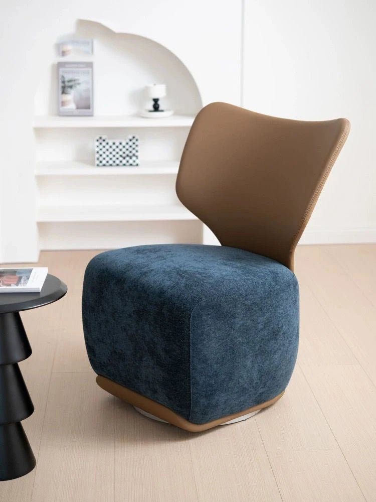 Nordic Designer Single Sofa Chair Living Room Luxury Home Furniture Backchair Backrest Fabric Lazy Leisure Chair Dressing Chair - PatioLix