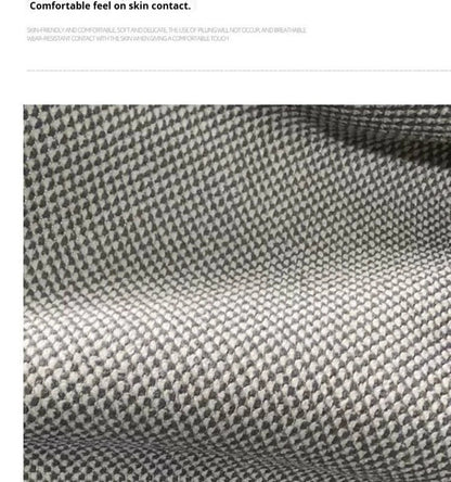 Nordic Knit Accent Chair, Handwoven Chenille Lounge Chair with High - Resilience Foam, Modern Minimalist Design for Living Room - PatioLix