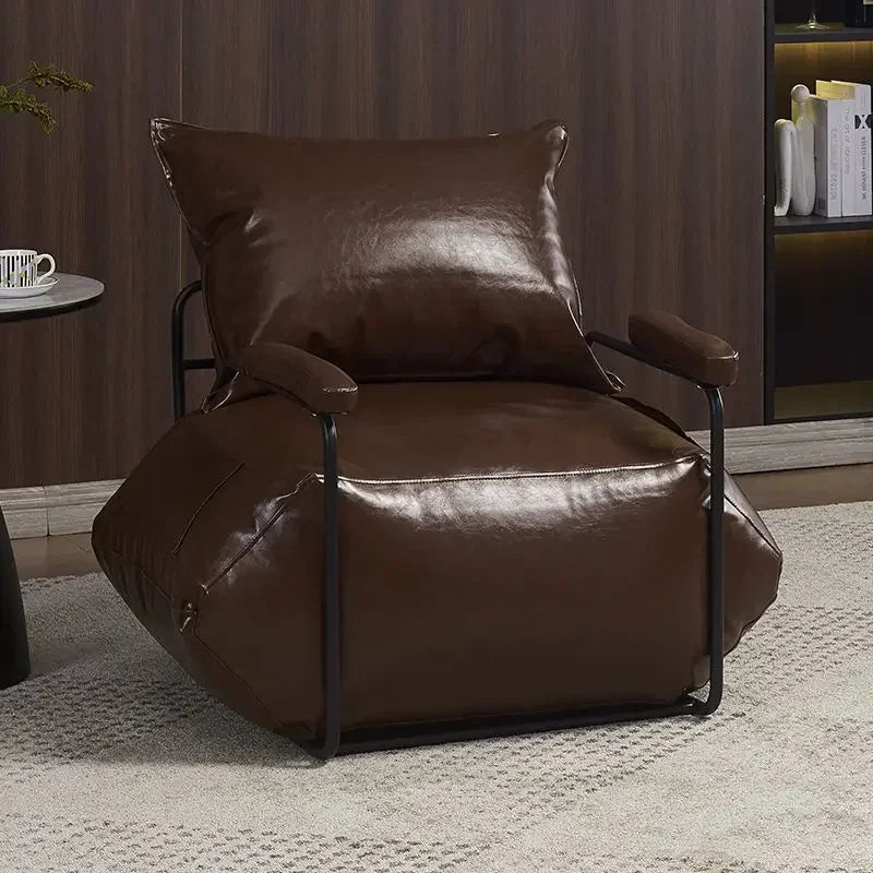 Nordic Lazy Sofa Chaise Lounge Living Room Luxury Rest Bean Bag Chaise Lounge Balcony Waterproof Wear - resistant Home Furniture - PatioLix