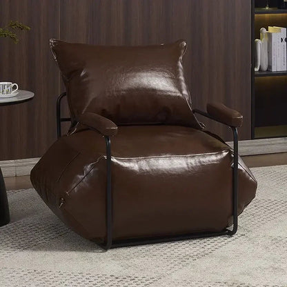 Nordic Lazy Sofa Chaise Lounge Living Room Luxury Rest Bean Bag Chaise Lounge Balcony Waterproof Wear - resistant Home Furniture - PatioLix