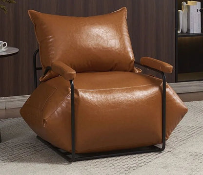 Nordic Lazy Sofa Chaise Lounge Living Room Luxury Rest Bean Bag Chaise Lounge Balcony Waterproof Wear - resistant Home Furniture - PatioLix