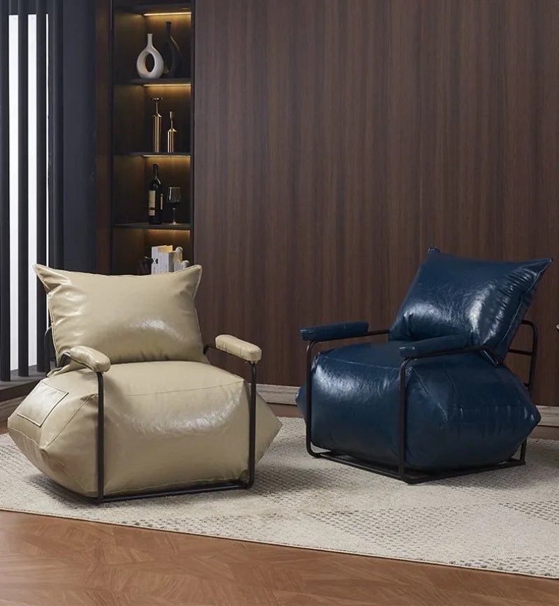 Nordic Lazy Sofa Chaise Lounge Living Room Luxury Rest Bean Bag Chaise Lounge Balcony Waterproof Wear - resistant Home Furniture - PatioLix