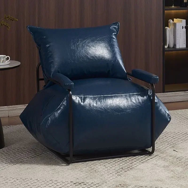 Nordic Lazy Sofa Chaise Lounge Living Room Luxury Rest Bean Bag Chaise Lounge Balcony Waterproof Wear - resistant Home Furniture - PatioLix