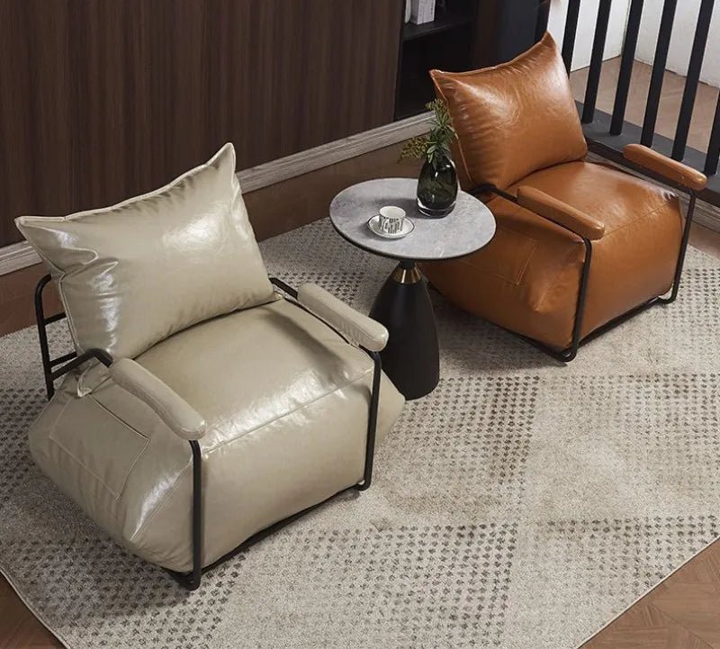 Nordic Lazy Sofa Chaise Lounge Living Room Luxury Rest Bean Bag Chaise Lounge Balcony Waterproof Wear - resistant Home Furniture - PatioLix