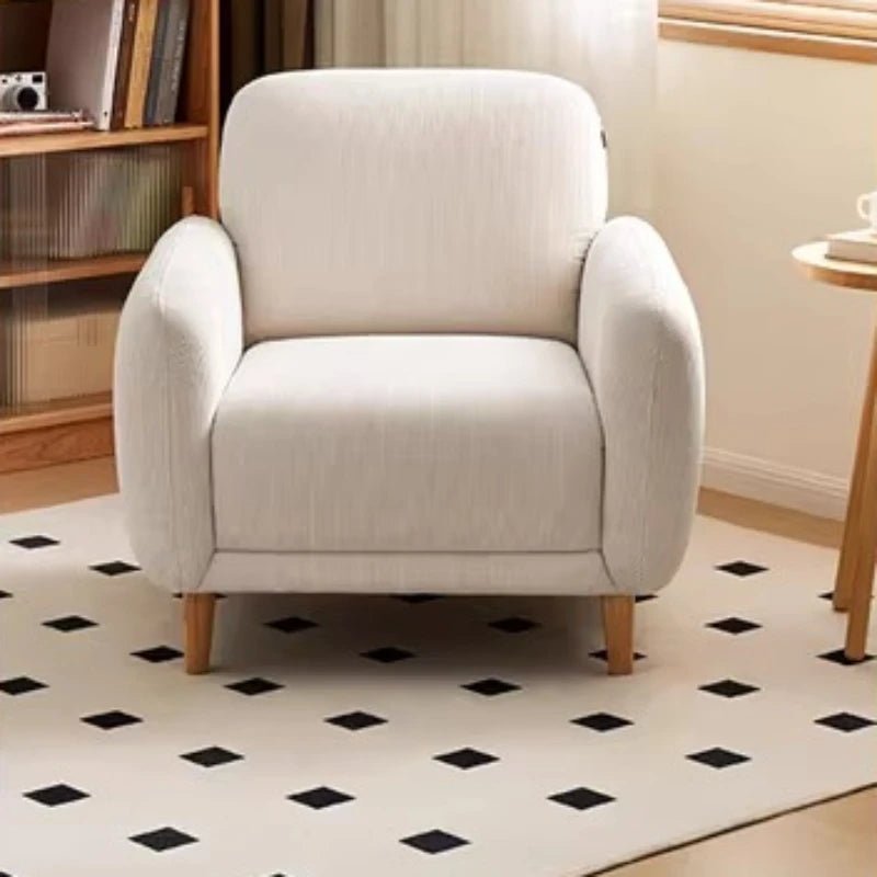 Nordic Single Living Room Sofas Designer Mid Century Lazy Living Room Sofas Armchair Individual Tumbonas Playa Home Furniture - PatioLix