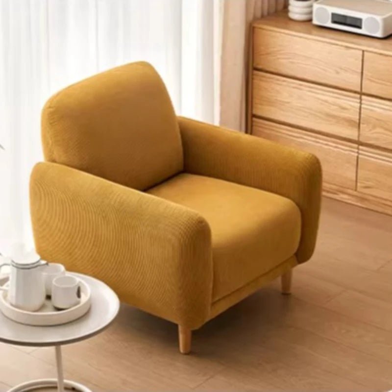 Nordic Single Living Room Sofas Designer Mid Century Lazy Living Room Sofas Armchair Individual Tumbonas Playa Home Furniture - PatioLix