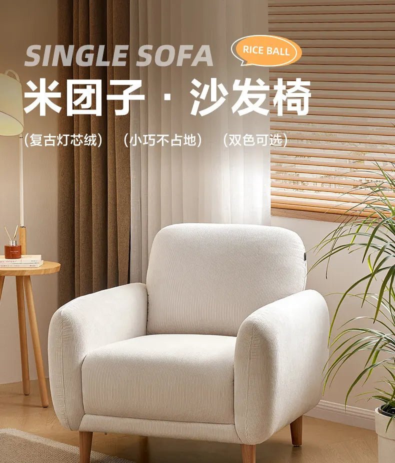 Nordic Single Living Room Sofas Designer Mid Century Lazy Living Room Sofas Armchair Individual Tumbonas Playa Home Furniture - PatioLix