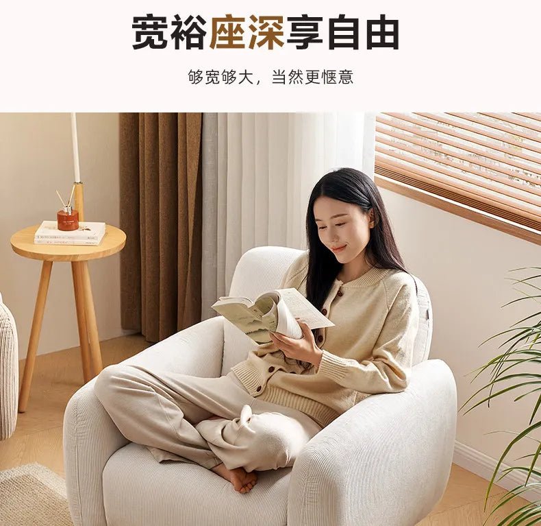 Nordic Single Living Room Sofas Designer Mid Century Lazy Living Room Sofas Armchair Individual Tumbonas Playa Home Furniture - PatioLix
