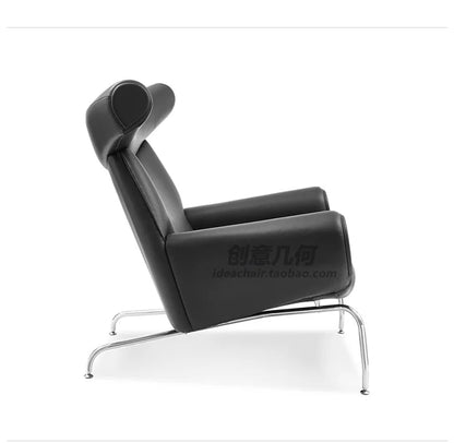 Nordic Single Sofa Chair Genuine Leather Sectional Recliner Art Creative Designer Luxury Home Furniture Living Room Sofa Muebles - PatioLix