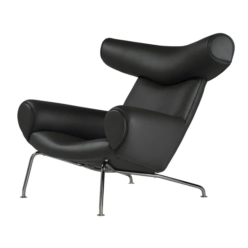 Nordic Single Sofa Chair Genuine Leather Sectional Recliner Art Creative Designer Luxury Home Furniture Living Room Sofa Muebles - PatioLix