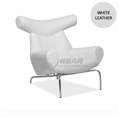 Nordic Single Sofa Chair Genuine Leather Sectional Recliner Art Creative Designer Luxury Home Furniture Living Room Sofa Muebles - PatioLix