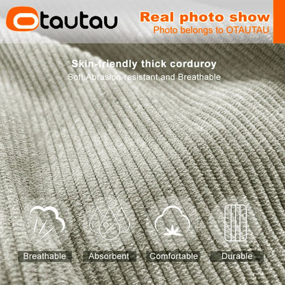 OTAUTAU Adults Children Corduroy Bean Bag Cover Without Filler Beanbag Pouf Chair Puff Salon Corner Seat Game Movie Sac DD005 - PatioLix