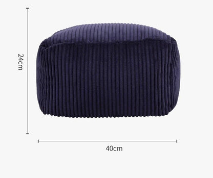 OTAUTAU Corduroy Bean Bag Pouf Cover Without Filler Lazy Floor Beanbag Chair Sac Puff Ottoman Lounger Frameless Furniture DD025 - PatioLix
