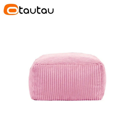 OTAUTAU Corduroy Bean Bag Pouf Cover Without Filler Lazy Floor Beanbag Chair Sac Puff Ottoman Lounger Frameless Furniture DD025 - PatioLix