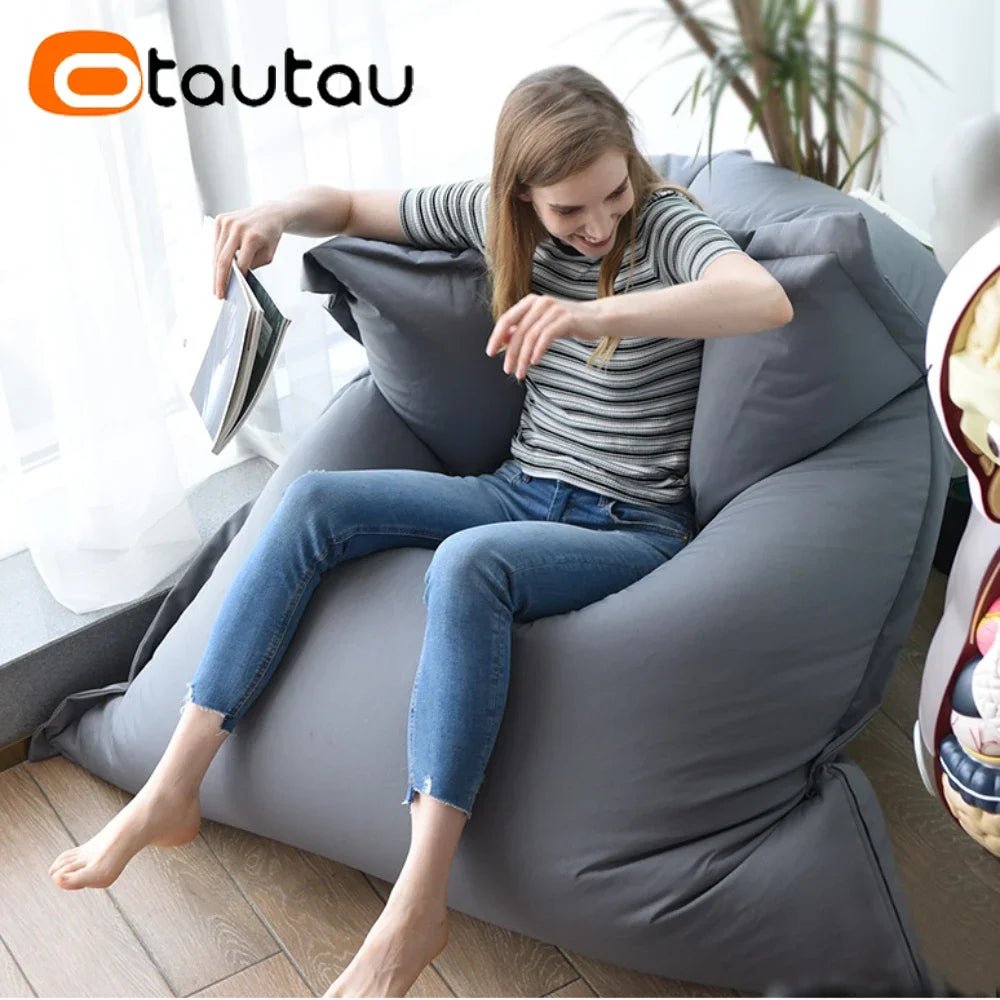 OTAUTAU M/L Outdoor/Home Bean Bag Cover 140x180cm DD103【No Filler Inside! You Need To Buy Filler By Yourself !】 - PatioLix