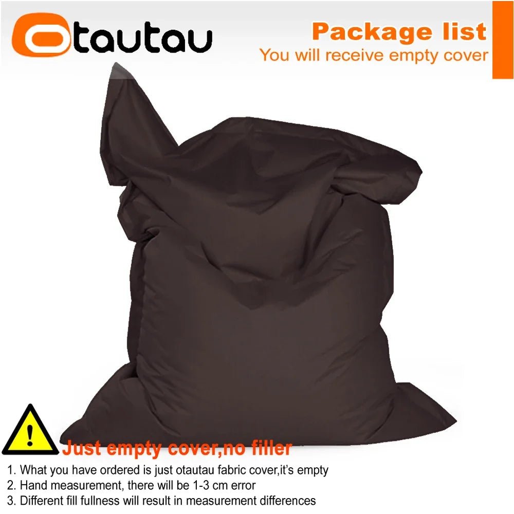 OTAUTAU M/L Outdoor/Home Bean Bag Cover 140x180cm DD103【No Filler Inside! You Need To Buy Filler By Yourself !】 - PatioLix