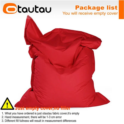 OTAUTAU M/L Outdoor/Home Bean Bag Cover 140x180cm DD103【No Filler Inside! You Need To Buy Filler By Yourself !】 - PatioLix