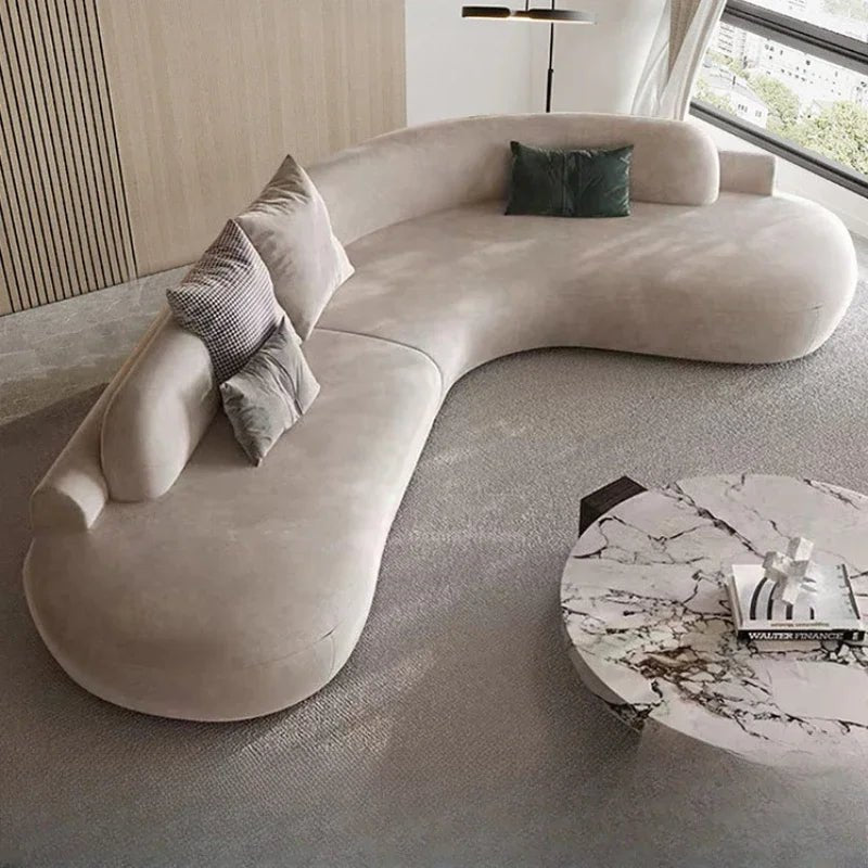 Oversize Luxury Fancy Sofa Chair Unique Modern Relax Designer Floor Lazy Sofa House Lounge Sofy Do Salonu Living Room Furniture - PatioLix