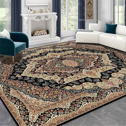 Persian Style Carpet for Living Room Home Decoration Retro Lounge Rug Soft Bedroom Carpet Non - slip Bedside Mats Washable 200x300 - PatioLix