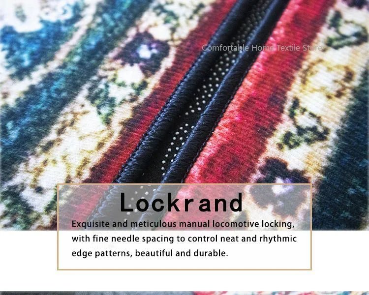 Persian Style Carpet for Living Room Home Decoration Retro Lounge Rug Soft Bedroom Carpet Non - slip Bedside Mats Washable 200x300 - PatioLix