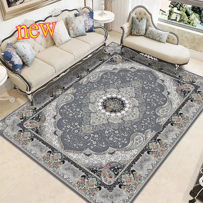 Persian Style Carpet for Living Room Home Decoration Retro Lounge Rug Soft Bedroom Carpet Non - slip Bedside Mats Washable 200x300 - PatioLix