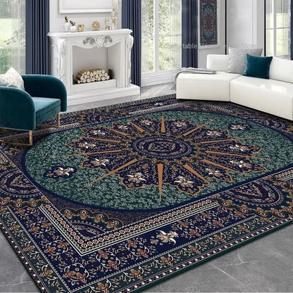 Persian Style Carpet for Living Room Home Decoration Retro Lounge Rug Soft Bedroom Carpet Non - slip Bedside Mats Washable 200x300 - PatioLix