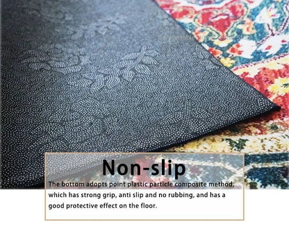 Persian Style Carpet for Living Room Home Decoration Retro Lounge Rug Soft Bedroom Carpet Non - slip Bedside Mats Washable 200x300 - PatioLix