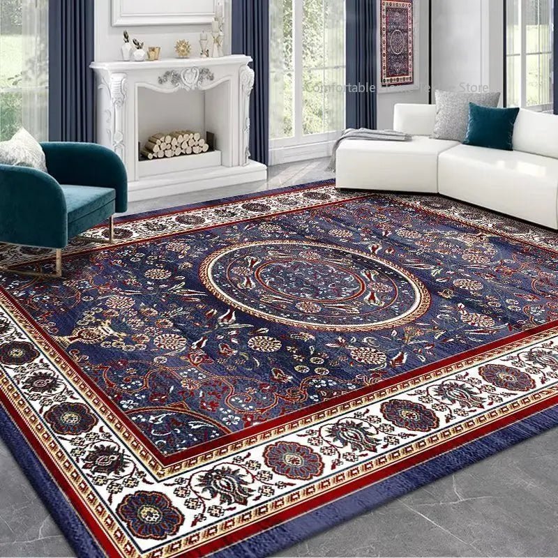 Persian Style Carpet for Living Room Home Decoration Retro Lounge Rug Soft Bedroom Carpet Non - slip Bedside Mats Washable 200x300 - PatioLix
