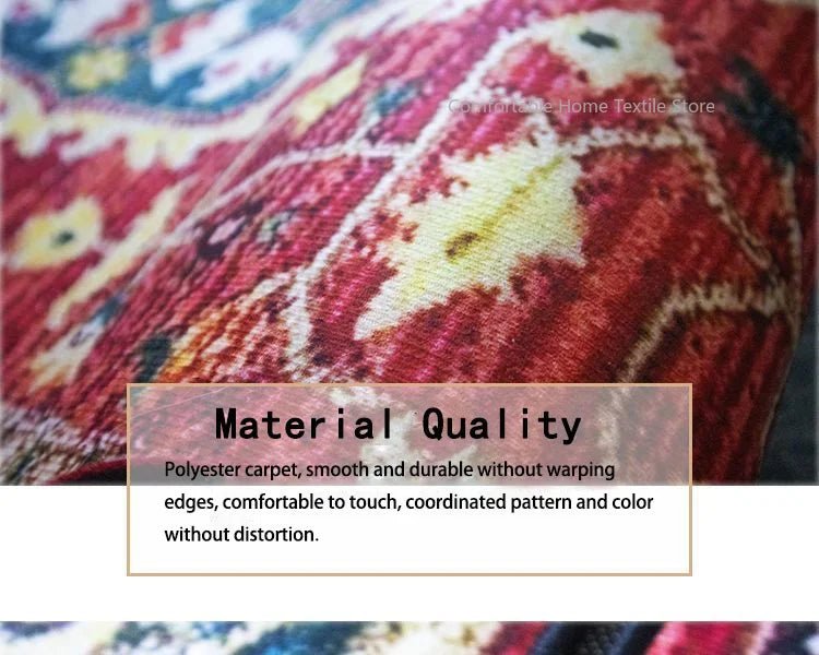 Persian Style Carpet for Living Room Home Decoration Retro Lounge Rug Soft Bedroom Carpet Non - slip Bedside Mats Washable 200x300 - PatioLix