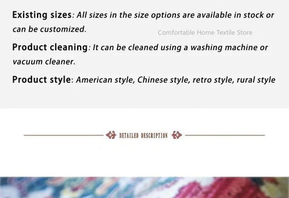 Persian Style Carpet for Living Room Home Decoration Retro Lounge Rug Soft Bedroom Carpet Non - slip Bedside Mats Washable 200x300 - PatioLix