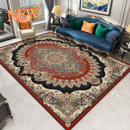 Persian Style Carpet for Living Room Home Decoration Retro Lounge Rug Soft Bedroom Carpet Non - slip Bedside Mats Washable 200x300 - PatioLix