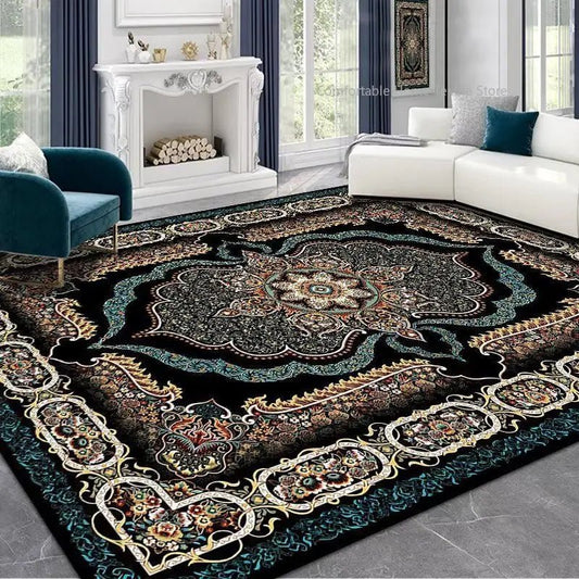 Persian Style Carpet for Living Room Home Decoration Retro Lounge Rug Soft Bedroom Carpet Non - slip Bedside Mats Washable 200x300 - PatioLix