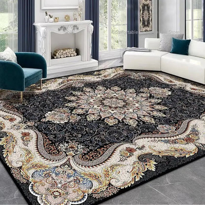 Persian Style Carpet for Living Room Home Decoration Retro Lounge Rug Soft Bedroom Carpet Non - slip Bedside Mats Washable 200x300 - PatioLix