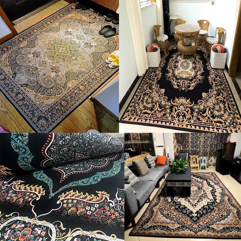 Persian Style Carpet for Living Room Home Decoration Retro Lounge Rug Soft Bedroom Carpet Non - slip Bedside Mats Washable 200x300 - PatioLix