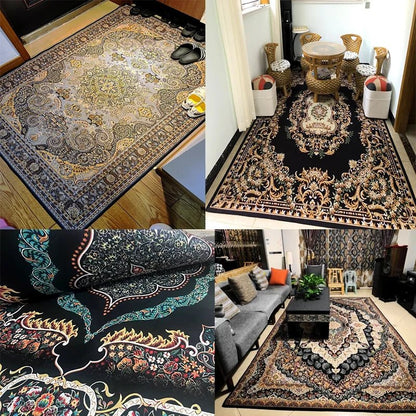 Persian Style Carpet for Living Room Home Decoration Retro Lounge Rug Soft Bedroom Carpet Non - slip Bedside Mats Washable 200x300 - PatioLix