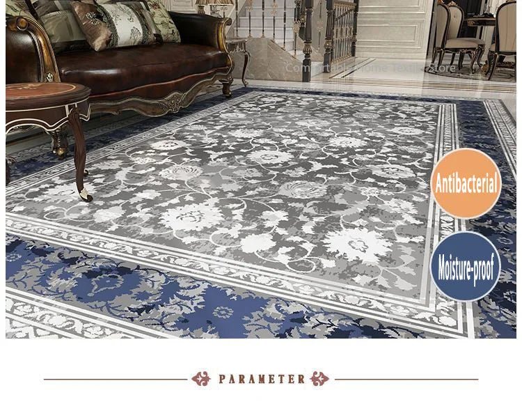 Persian Style Carpet for Living Room Home Decoration Retro Lounge Rug Soft Bedroom Carpet Non - slip Bedside Mats Washable 200x300 - PatioLix