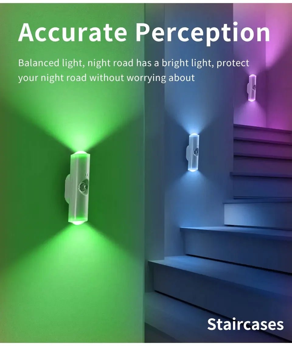 RGB Magnetic Wall Light with Motion Sensor Rechargeable - PatioLix