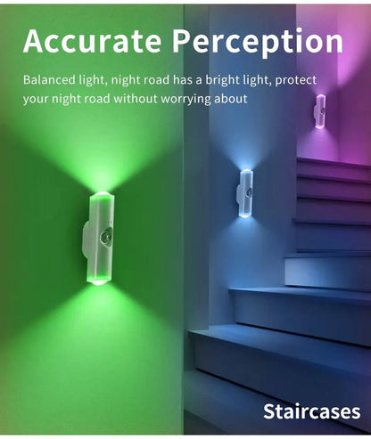 RGB Magnetic Wall Light with Motion Sensor Rechargeable - PatioLix