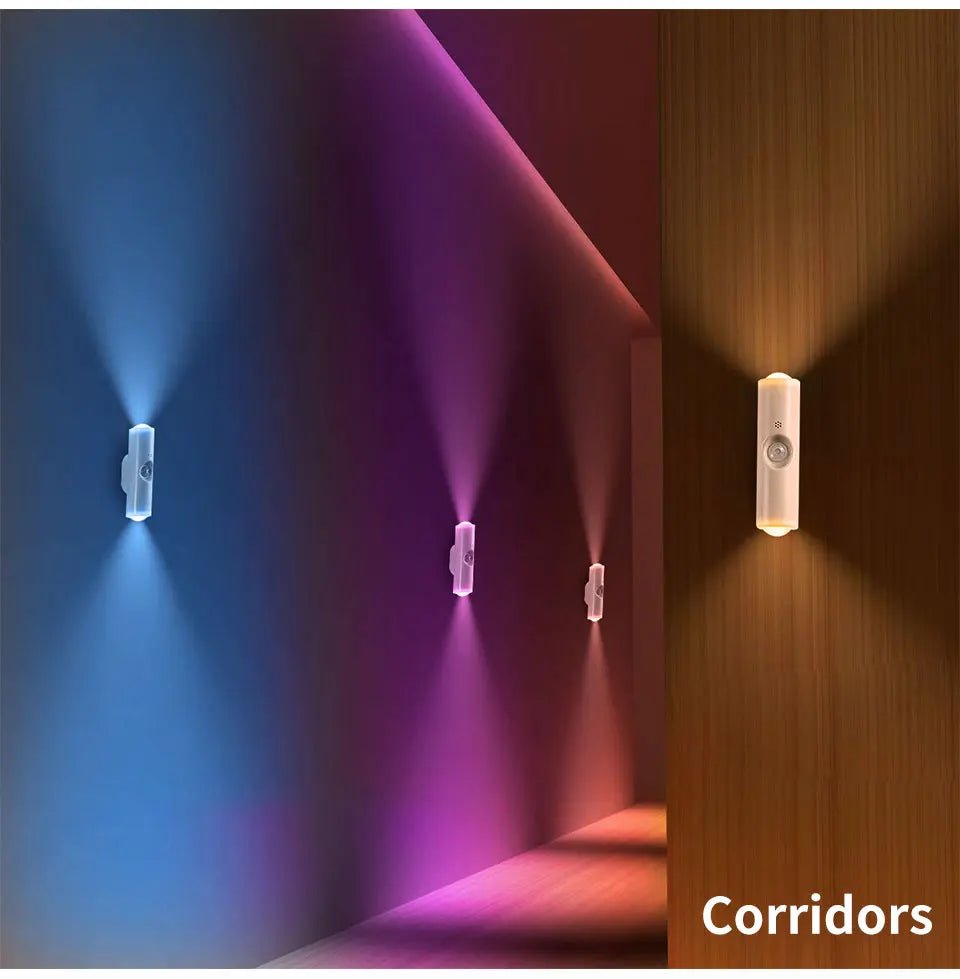RGB Magnetic Wall Light with Motion Sensor Rechargeable - PatioLix