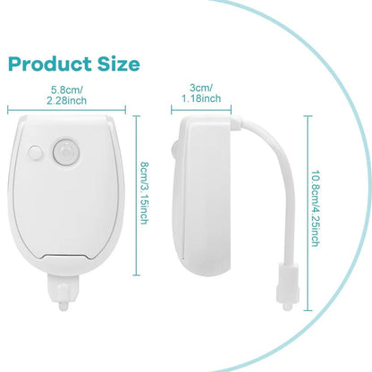 RGB Toilet Light Motion Sensor 16 Colors Waterproof - PatioLix