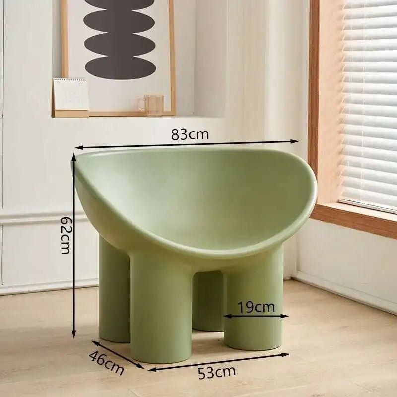 Roly Poly Chair Modern Sofa Nordic Living Room Chairs Lounge Salon Lazy Ergonomic Relax Designer Luxury Chaise Home Furniture - PatioLix