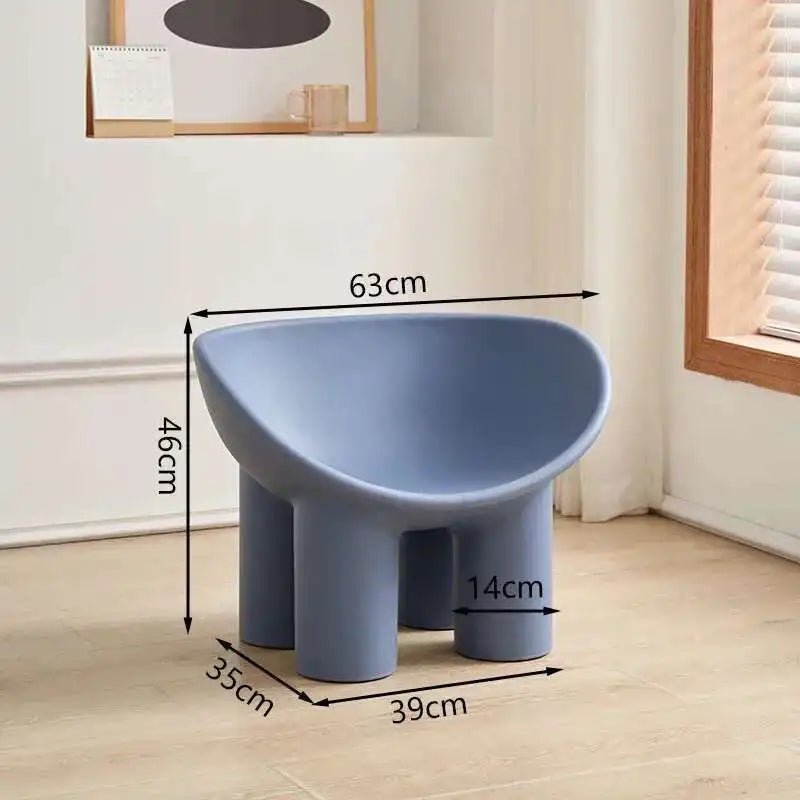 Roly Poly Chair Modern Sofa Nordic Living Room Chairs Lounge Salon Lazy Ergonomic Relax Designer Luxury Chaise Home Furniture - PatioLix