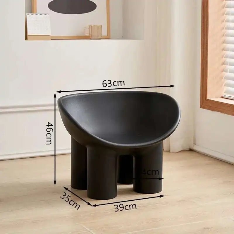 Roly Poly Chair Modern Sofa Nordic Living Room Chairs Lounge Salon Lazy Ergonomic Relax Designer Luxury Chaise Home Furniture - PatioLix