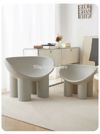 Roly Poly Chair Modern Sofa Nordic Living Room Chairs Lounge Salon Lazy Ergonomic Relax Designer Luxury Chaise Home Furniture - PatioLix