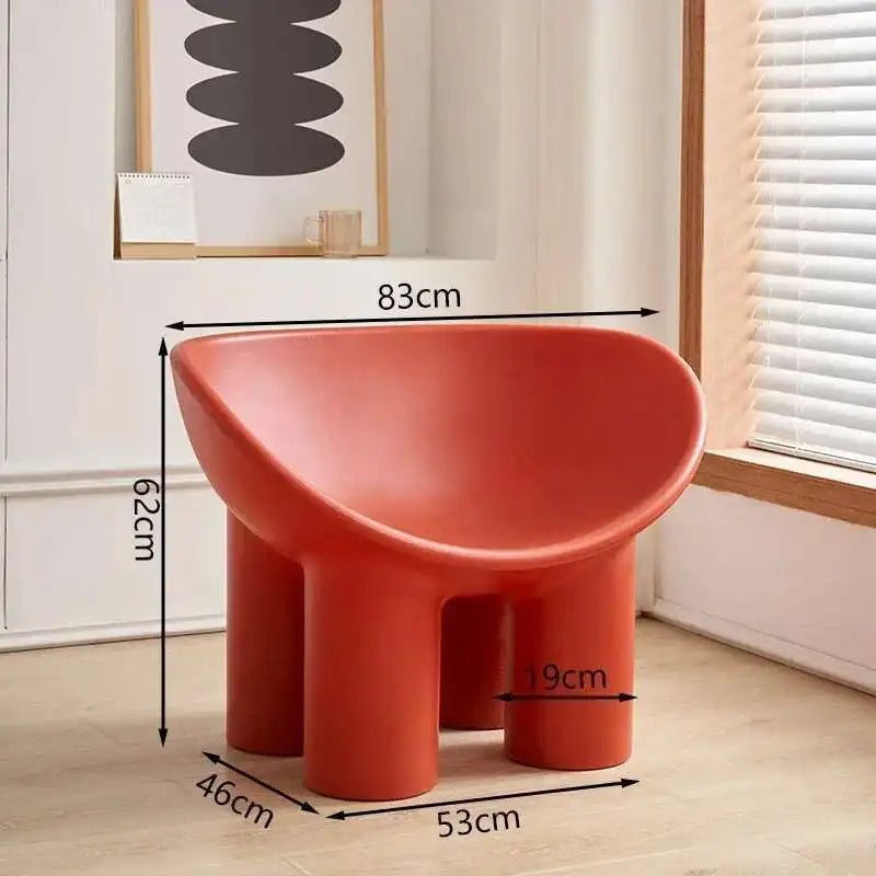 Roly Poly Chair Modern Sofa Nordic Living Room Chairs Lounge Salon Lazy Ergonomic Relax Designer Luxury Chaise Home Furniture - PatioLix