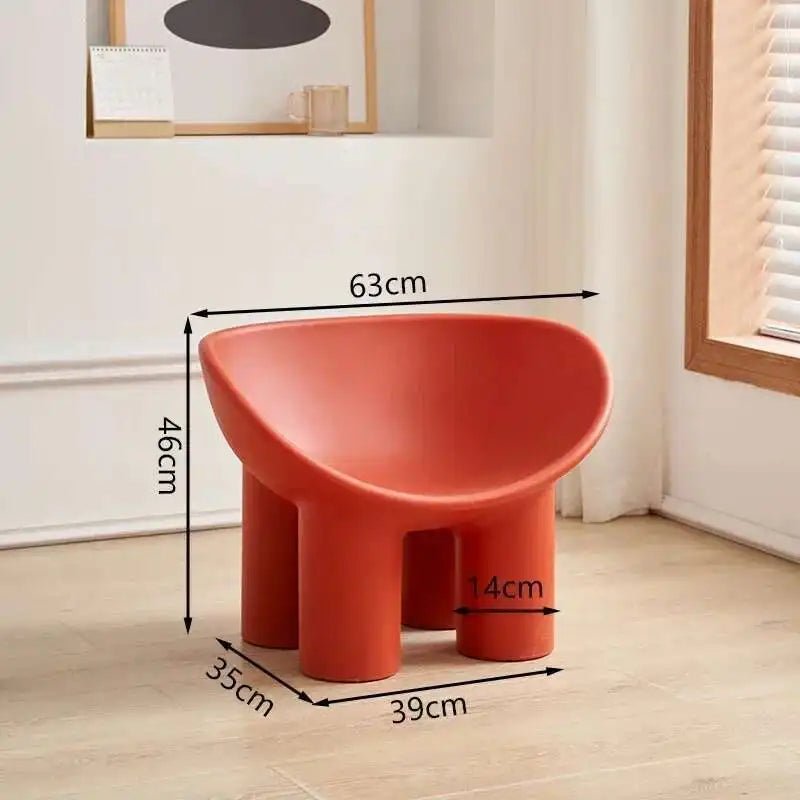 Roly Poly Chair Modern Sofa Nordic Living Room Chairs Lounge Salon Lazy Ergonomic Relax Designer Luxury Chaise Home Furniture - PatioLix